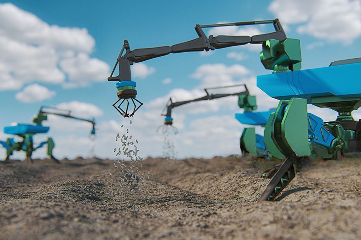 robot harvesters in modern agriculture